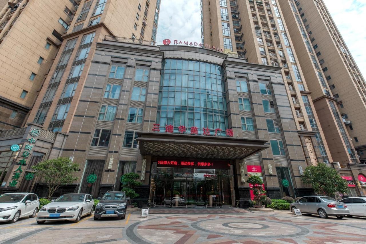 Hotel Ramada Plaza By Wyndham Fuzhou South Exterior foto